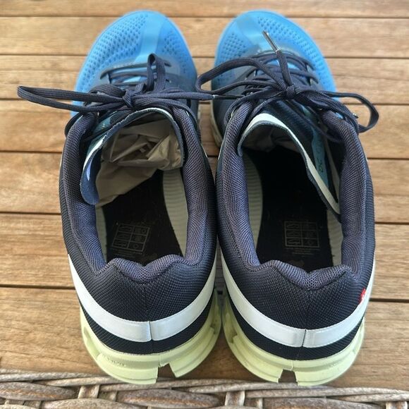 ON Cloudflow Men’s Ink/Meadow Running Sneakers 12.5 - Picture 4 of 8